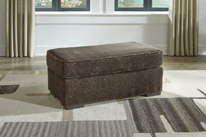 Ocala Furniture Outlet - Ashley Furniture - Aylesworth Living Room - Ottoman / Chocolate - 5370214