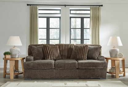 Ocala Furniture Outlet - Ashley Furniture - Aylesworth Living Room - Sofa / Chocolate - 5370238