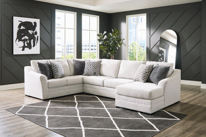 Ocala Furniture Outlet - Ashley Furniture - Koralynn Sectional - LAF 3-Piece Sectional with Chaise / Stone - 54102S2