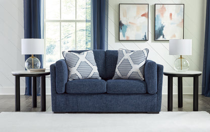 Ocala Furniture Outlet - Ashley Furniture - Evansley Living Room - Loveseat / Navy - 5450235
