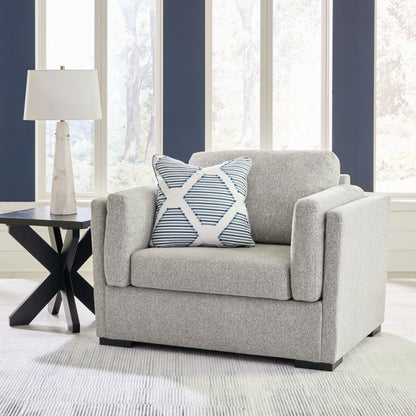Ocala Furniture Outlet - Ashley Furniture - Evansley Living Room - Chair and a Half / Pewter - 5450323