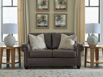 Ocala Furniture Outlet - Ashley Furniture - Roxmere Living Room - Loveseat / Umber - 5550335