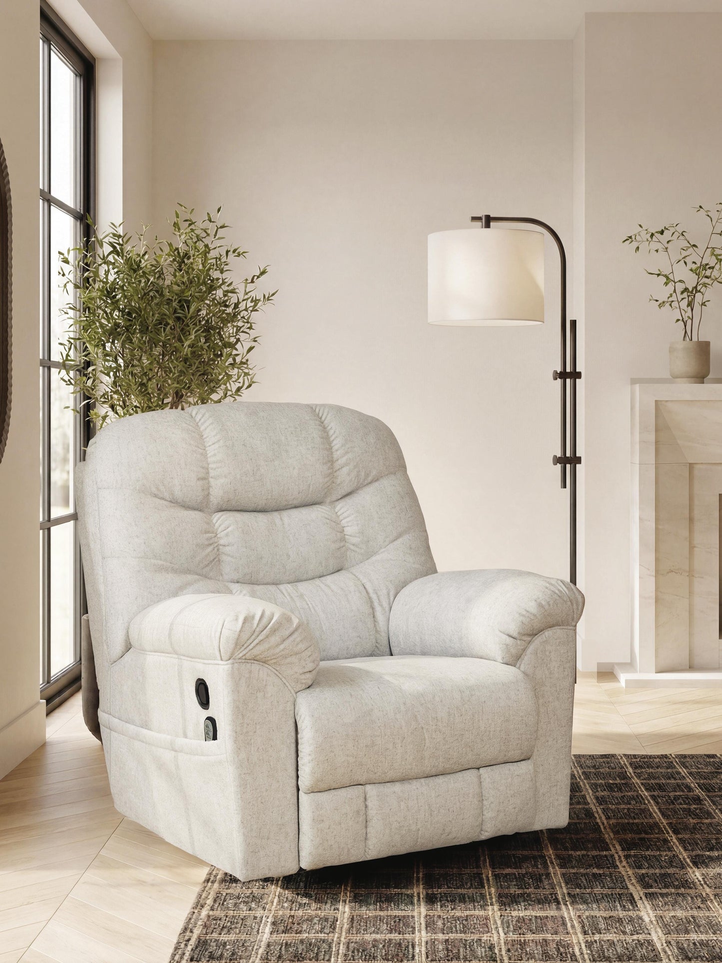 Ocala Furniture Outlet - Ashley Furniture - Linenfield Living Room - Zero Wall Recliner - PC5570729