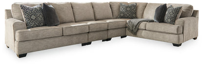 Ocala Furniture Outlet - Ashley Furniture - Bovarian Sectional - RAF 4-Piece Sectional / Stone - 56103S5