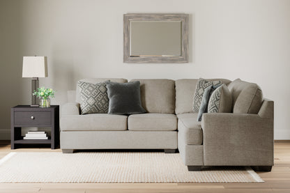 Ocala Furniture Outlet - Ashley Furniture - Bovarian Sectional - RAF 4-Piece Sectional / Stone - 56103S5
