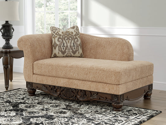Ocala Furniture Outlet - Ashley Furniture - Chelsworth Living Room - RAF Corner Chaise / Golden - PC5790516