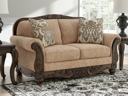 Ocala Furniture Outlet - Ashley Furniture - Chelsworth Living Room - Loveseat / Golden - PC5790535