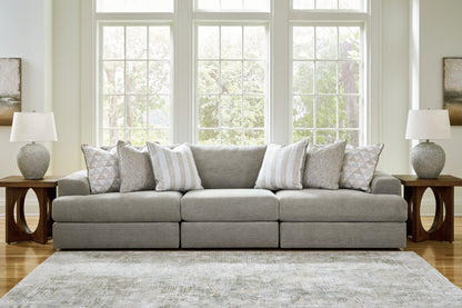 Ocala Furniture Outlet - Ashley Furniture - Avaliyah Sectional - RAF 6-Piece Sectional with Chaise / Ash - 58103S12