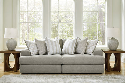 Ocala Furniture Outlet - Ashley Furniture - Avaliyah Sectional - RAF 2-Piece Sectional Loveseat / Ash - 58103S1
