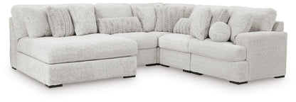 Ocala Furniture Outlet - Ashley Furniture - Cuddle Plush Sectional - 5-Piece Sectional with Chaise / Arctic - PC59106S11