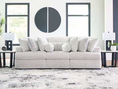 Ocala Furniture Outlet - Ashley Furniture - Cuddle Plush Sectional - RAF 3-Piece Sectional / Arctic - PC59106S5