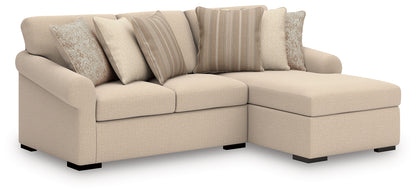 Ocala Furniture Outlet - Ashley Furniture - LadyMae Sectional - RAF 2-Piece Sectional with Chaise / Twill - 59404S2