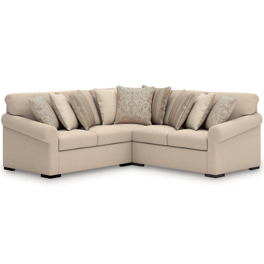 Ocala Furniture Outlet - Ashley Furniture - LadyMae Sectional - RAF 5-Piece Sectional with Chaise / Twill - 59404S4