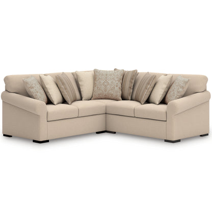 Ocala Furniture Outlet - Ashley Furniture - LadyMae Sectional - RAF 5-Piece Sectional with Chaise / Twill - 59404S4
