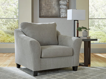 Ocala Furniture Outlet - Ashley Furniture - Willarae Living Room - Chair and a Half / Taupe - 5980323