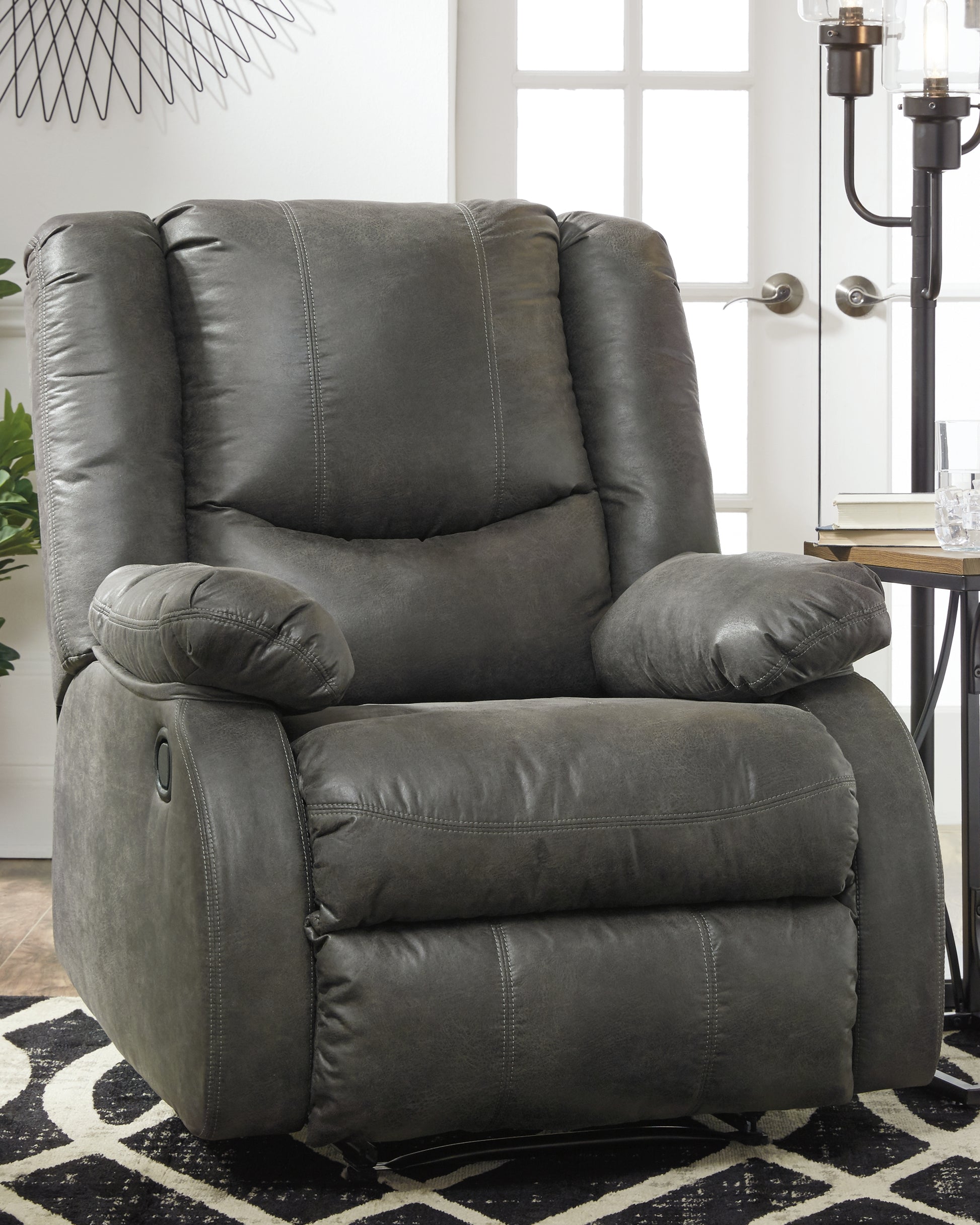 Ocala Furniture Outlet - Ashley Furniture - Bladewood Living Room - Zero Wall Recliner / Slate - 6030629