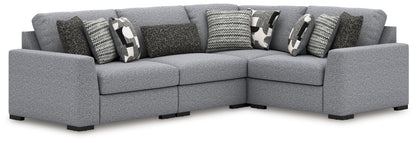 Ocala Furniture Outlet - Ashley Furniture - Bealton Sectional - RAF 4-Piece Sectional / Salt and Pepper - 61305S5