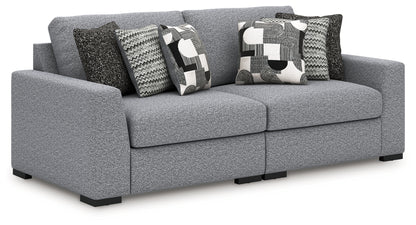Ocala Furniture Outlet - Ashley Furniture - Bealton Sectional - RAF 2-Piece Sectional with Chaise / Salt and Pepper - 61305S10