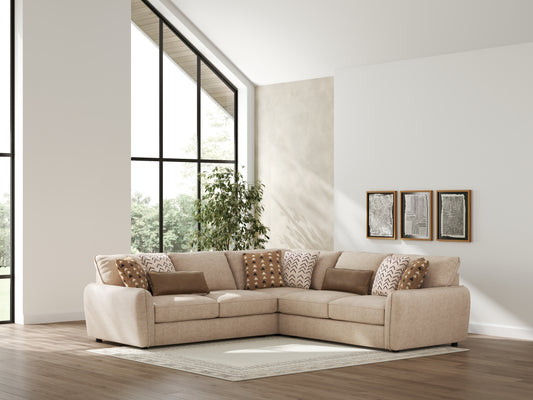 Ocala Furniture Outlet - Ashley Furniture - Seyler Sectional - LAF 3-Piece Sectional / Sand - 61405S1