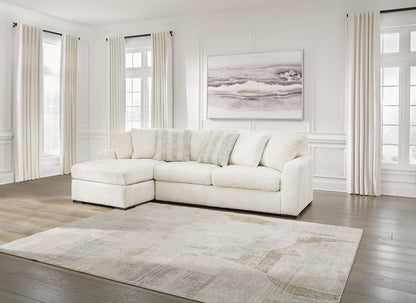 Ocala Furniture Outlet - Ashley Furniture - Chessington Sectional - RAF 2-Piece Sectional with Chaise / Ivory - 61904S1