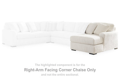 Ocala Furniture Outlet - Ashley Furniture - Chessington Sectional - RAF Corner Chaise / Ivory - 6190417
