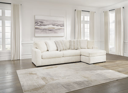 Ocala Furniture Outlet - Ashley Furniture - Chessington Sectional - LAF 2-Piece Sectional with Chaise / Ivory - 61904S2