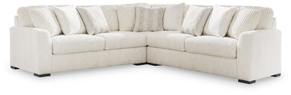 Ocala Furniture Outlet - Ashley Furniture - Chessington Sectional - LAF 3-Piece Sectional / Ivory - 61904S5