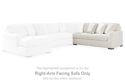 Ocala Furniture Outlet - Ashley Furniture - Chessington Sectional - RAF Sofa / Ivory - 6190467