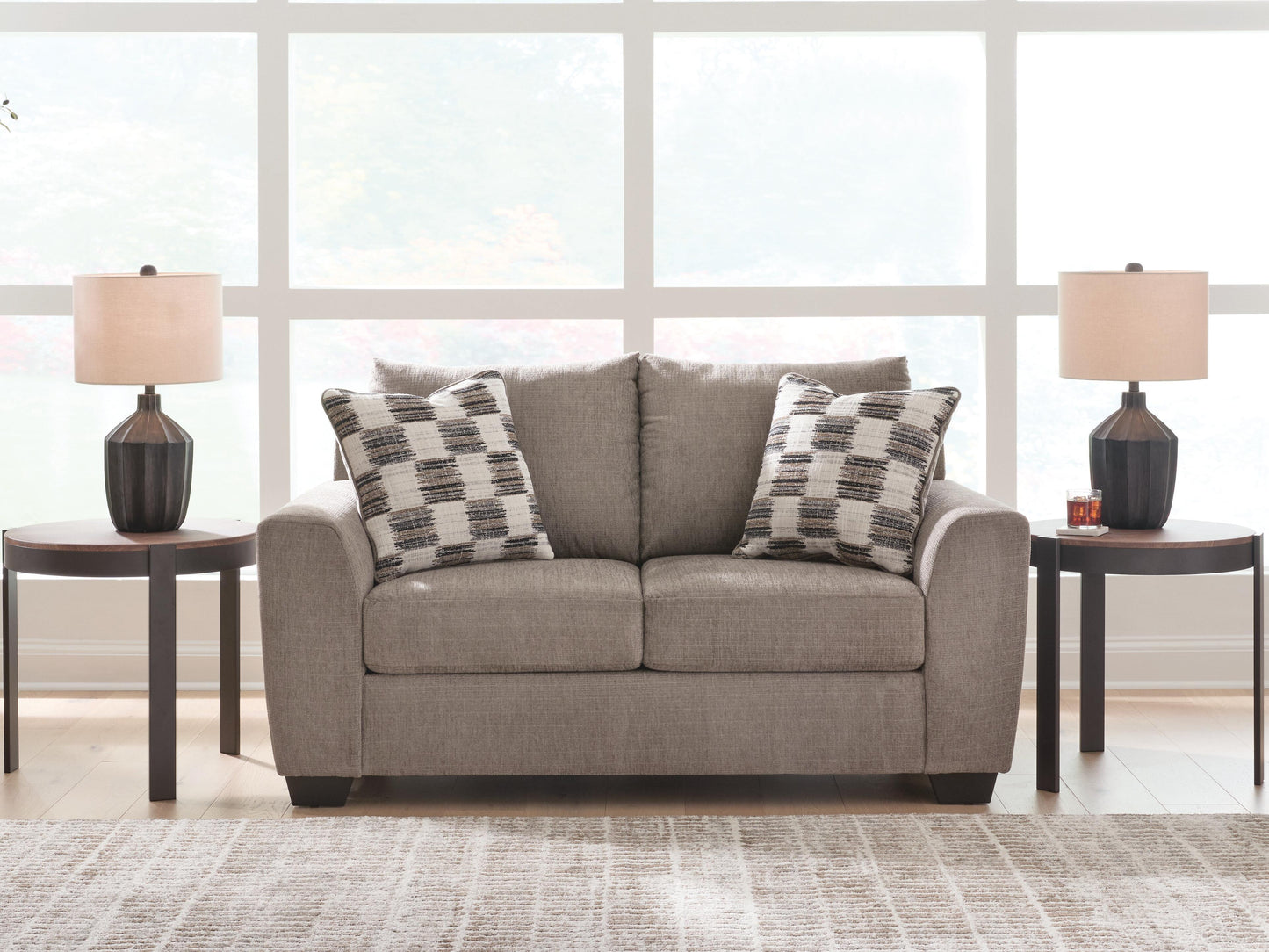 Ocala Furniture Outlet - Ashley Furniture - Loreo Living Room - Loveseat / Truffle - 6310235