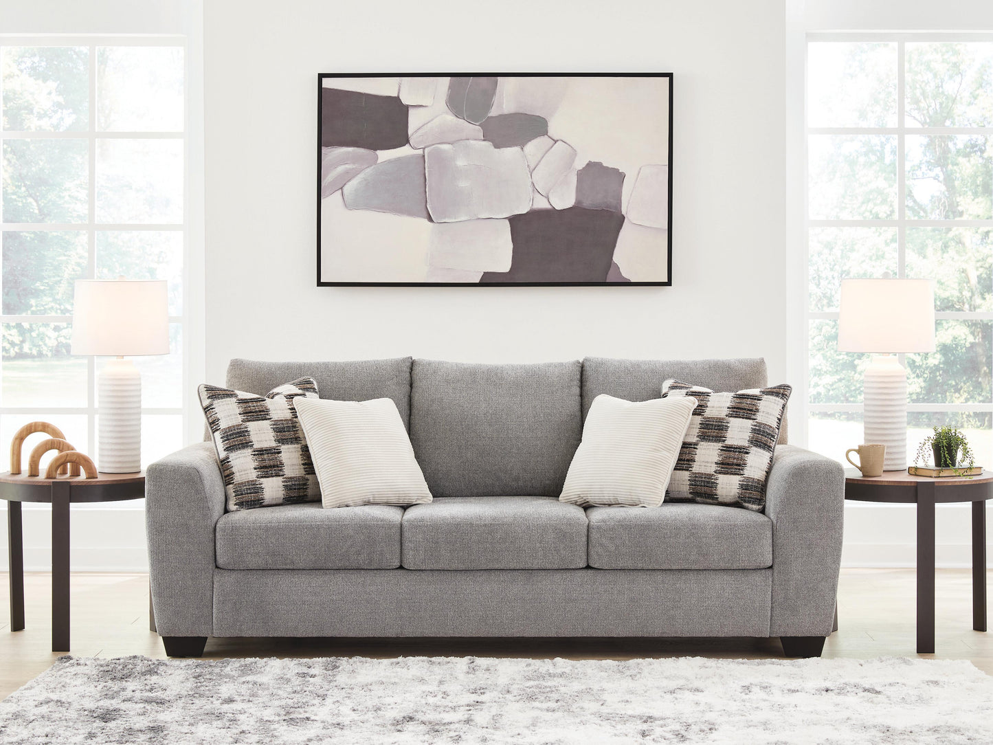 Ocala Furniture Outlet - Ashley Furniture - Loreo Living Room - Sofa / Flint - 6310338