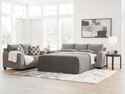 Ocala Furniture Outlet - Ashley Furniture - Loreo Living Room - Queen Sofa Sleeper / Flint - 6310339