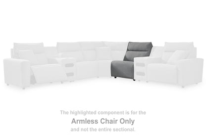 Ocala Furniture Outlet - Ashley Furniture - ModMax II Sectional - Armless Chair / Salt and Pepper - 6590646