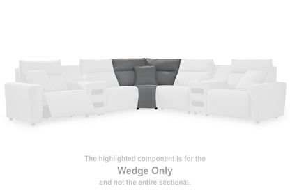 Ocala Furniture Outlet - Ashley Furniture - ModMax II Sectional - Wedge / Salt and Pepper - 6590677