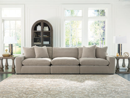 Ocala Furniture Outlet - Ashley Furniture - Maxton Heights Sectional - RAF 3-Piece Sectional Sofa / Pebble - 67808S2