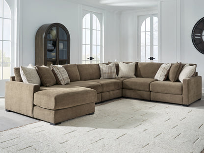Ocala Furniture Outlet - Ashley Furniture - Camellia-Court Sectional - 6-Piece Sectional with Chaise / Coffee - 68207S14