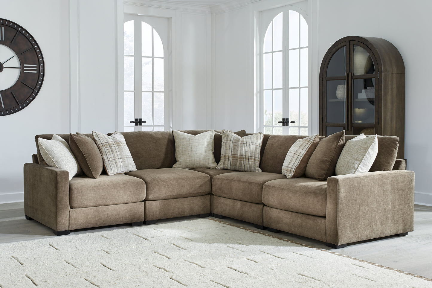 Ocala Furniture Outlet - Ashley Furniture - Camellia-Court Sectional - 5-Piece Sectional - 68207S17