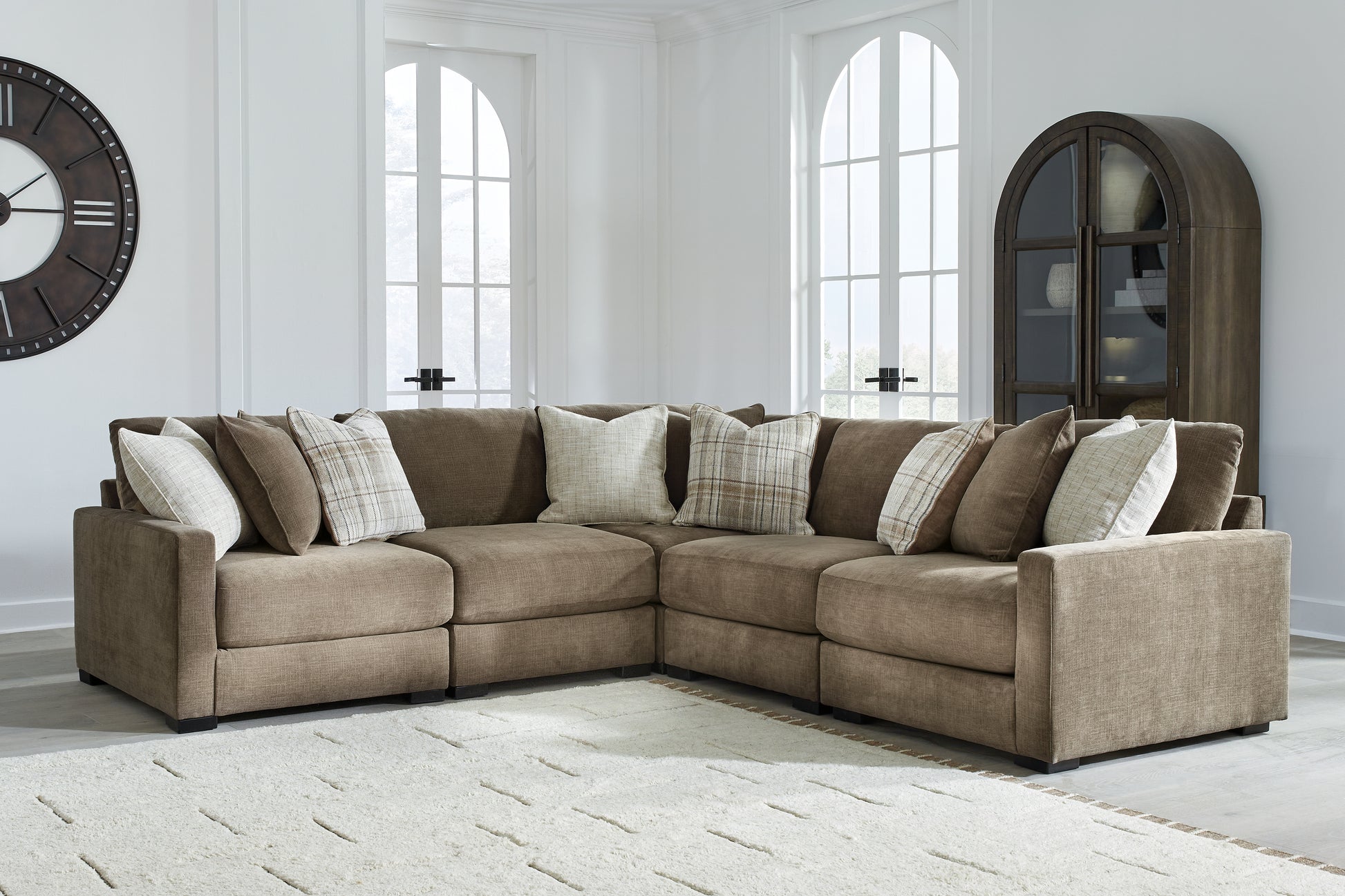 Ocala Furniture Outlet - Ashley Furniture - Camellia-Court Sectional - 5-Piece Sectional - 68207S17