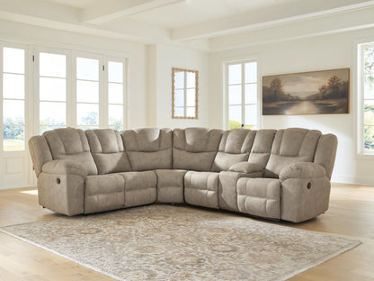 Ocala Furniture Outlet - Ashley Furniture - Pearce-Pike Sectional - 3-Piece Reclining Sectional with Console - PC69205S2