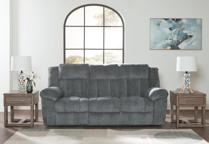 Ocala Furniture Outlet - Ashley Furniture - Tip-Off Living Room - PWR REC Sofa with ADJ Headrest / Slate - 6930415