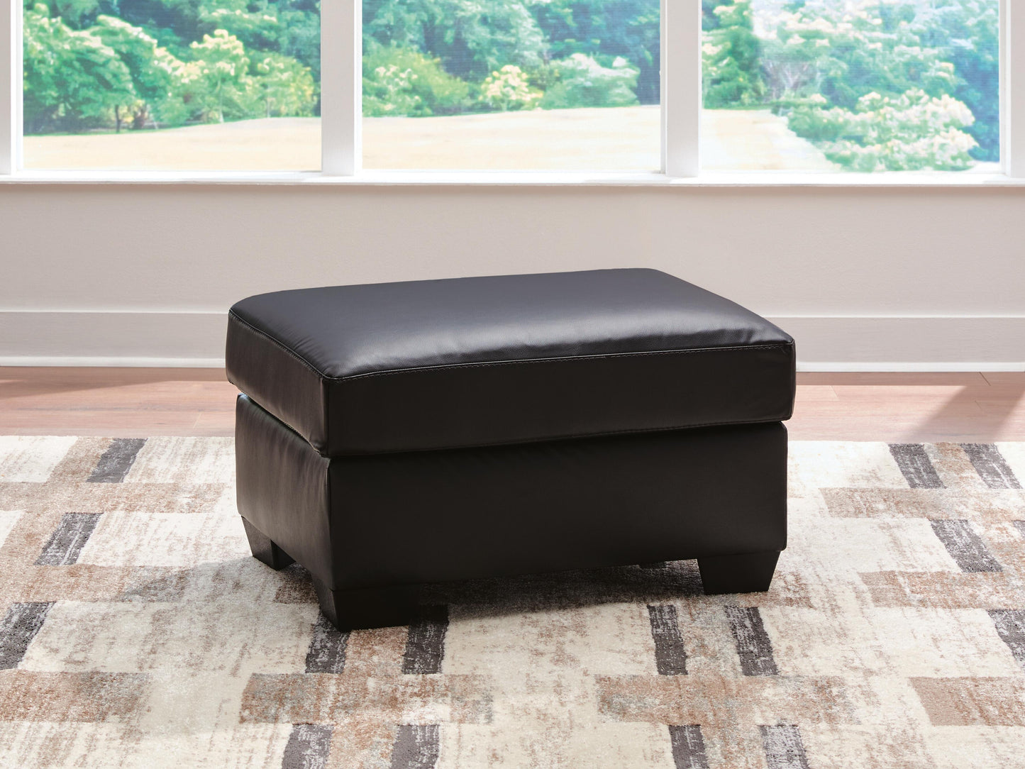 Ocala Furniture Outlet - Ashley Furniture - Glennbre Living Room - Ottoman / Midnight - PC6980414