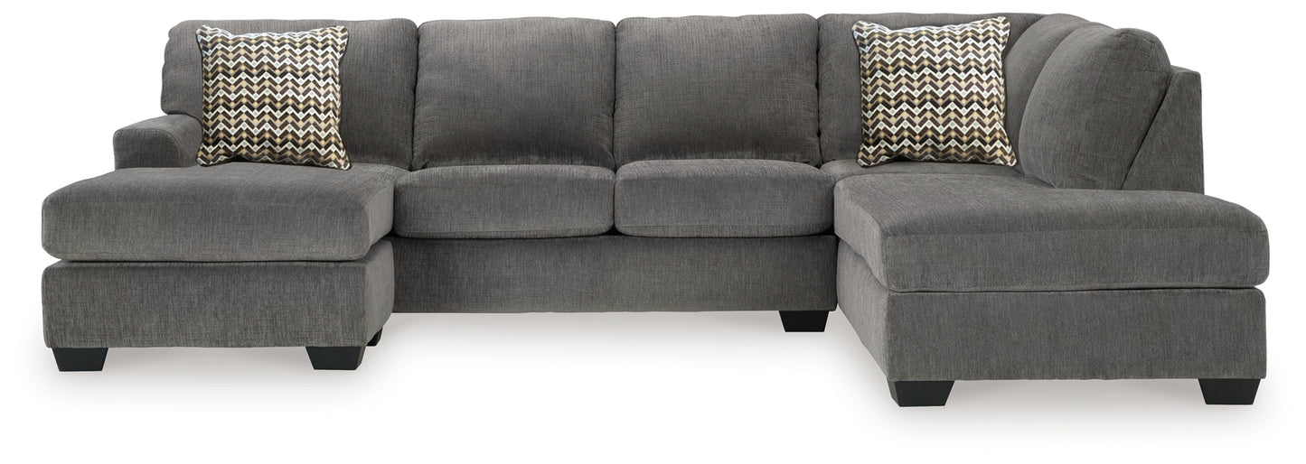 Ocala Furniture Outlet - Ashley Furniture - Riverfield Sectional - 2-Piece Sectional with Chaise / Iron - 70097S1