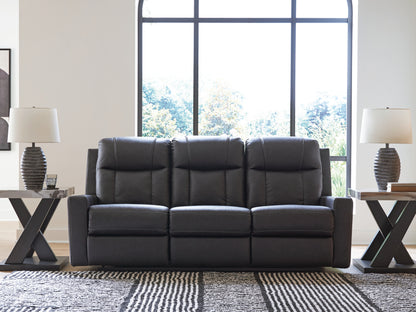 Ocala Furniture Outlet - Ashley Furniture - Mackmenville Living Room - Reclining Sofa / Carbon - 7471388