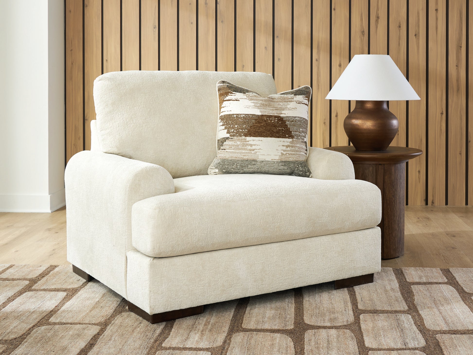 Ocala Furniture Outlet - Ashley Furniture - Jayne Park Living Room - Chair and a Half - PC8150623