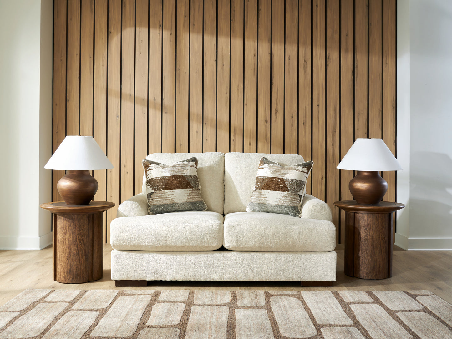 Ocala Furniture Outlet - Ashley Furniture - Jayne Park Living Room - Loveseat / Sand - PC8150635