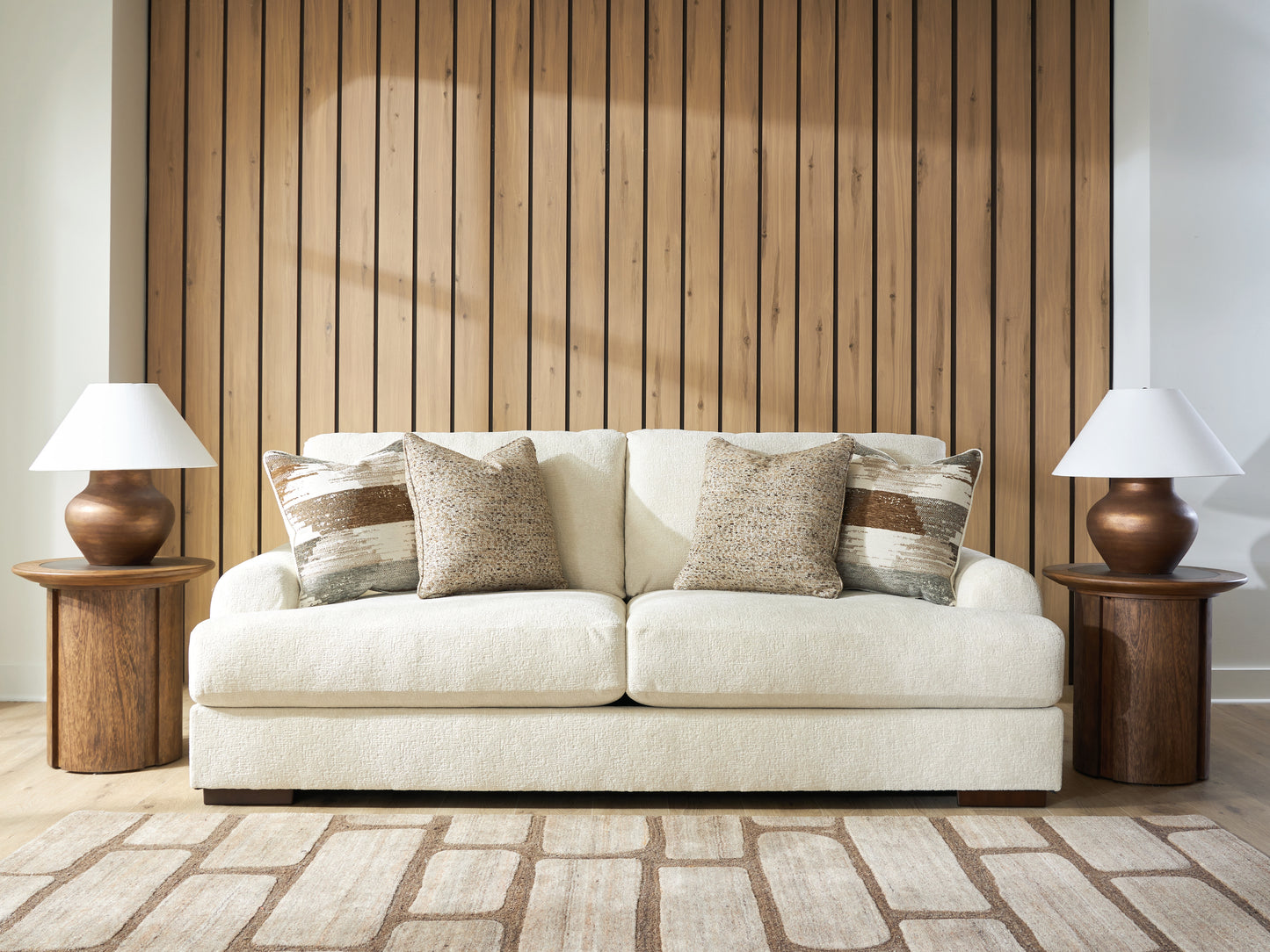 Ocala Furniture Outlet - Ashley Furniture - Jayne Park Living Room - Sofa / Sand - PC8150638