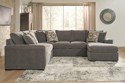 Ocala Furniture Outlet - Ashley Furniture - Larson Levee Sectional - RAF 3-Piece Sectional / Espresso - PC86205S1