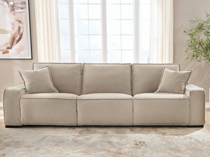 Ocala Furniture Outlet - Ashley Furniture - Carceri Sectional - 3-Piece Power Sectional Reclining Sofa / Cashmere - 87003S3
