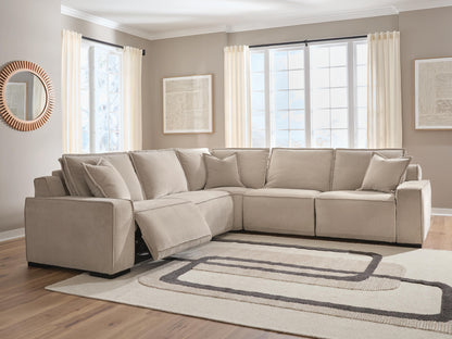 Ocala Furniture Outlet - Ashley Furniture - Carceri Sectional - 5-Piece Power Sectional Reclining Sofa - 87003S4