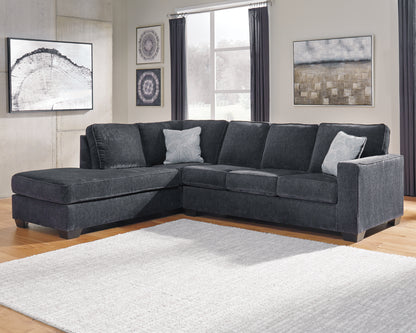 Ocala Furniture Outlet - Ashley Furniture - Altari Sectional - RAF 2-Piece Sectional with Chaise / Slate - 87213S1