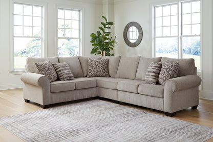 Ocala Furniture Outlet - Ashley Furniture - Claireah Sectional - LAF 3-Piece Sectional / Umber - 90603S3
